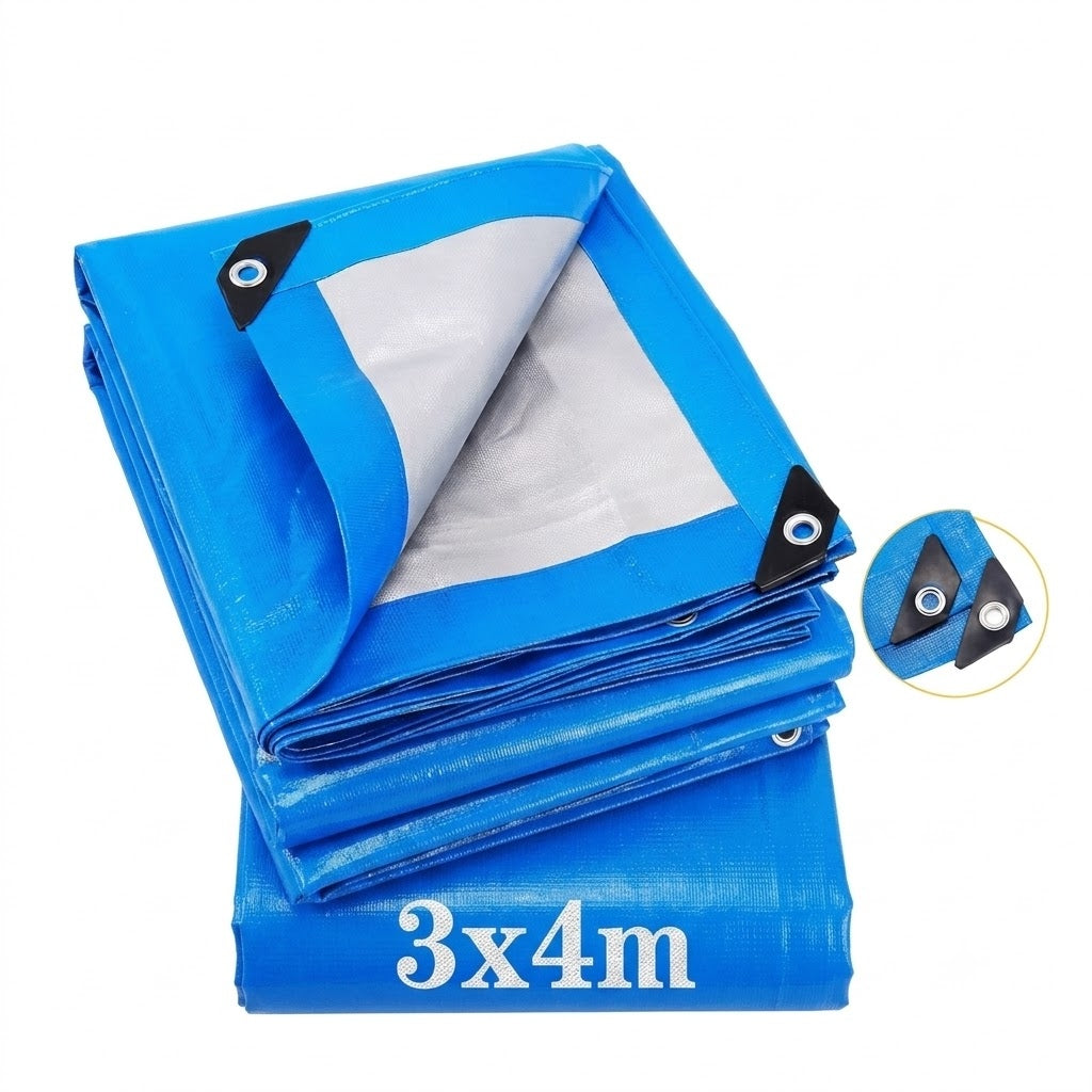 Lona Plastica Encerado 3X4m Resistente Impermeable