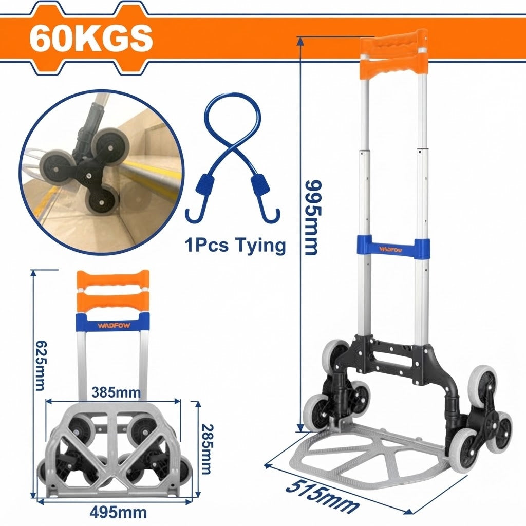 Carretilla Mano Plegable Aluminio Extra Fuerte Escalera