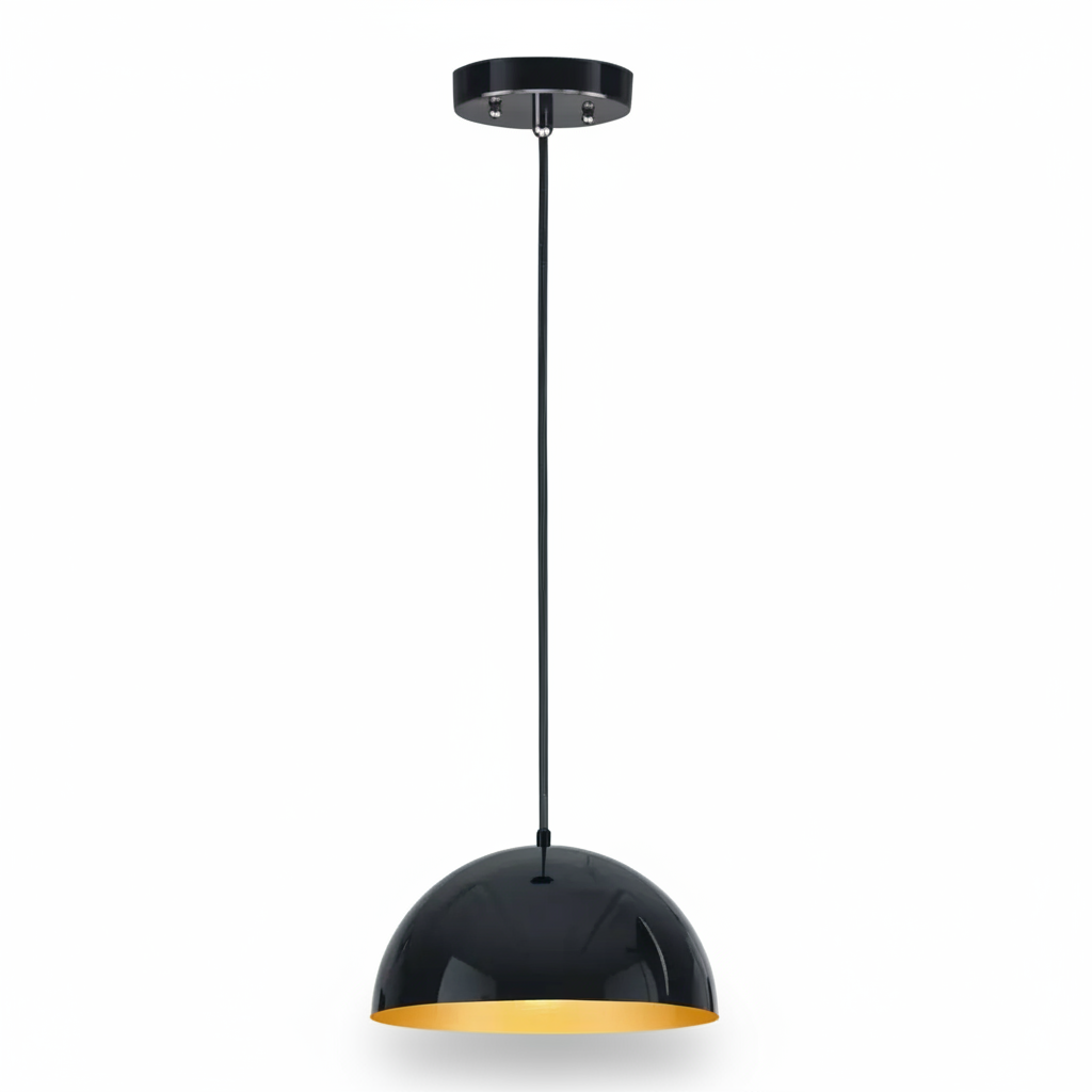 Lampara Colgante Campana Negra E27 Ilum-ven