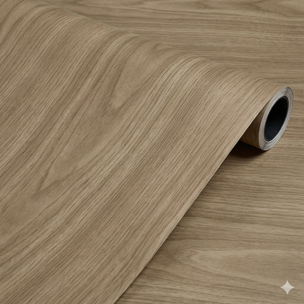 Papel Tapiz De Vinil Autoadhesivo Tipo Madera 60cmx3m