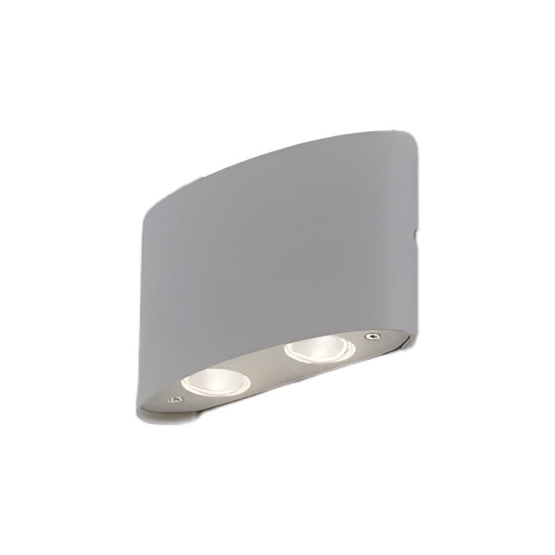 Aplique Lampara Led Lineal Doble Decorativo 4w Aluminio