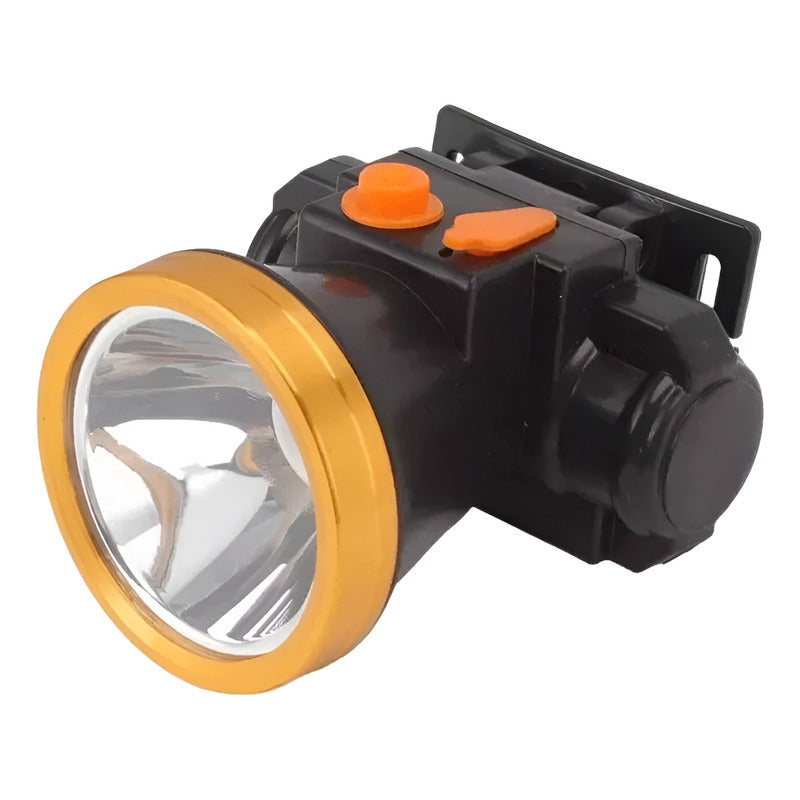 Linterna Led De Cabeza Frente Recargable Minera Camping 5w