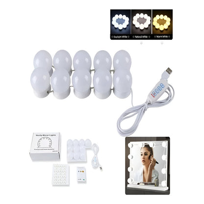 Bombillo Para Espejo De Maquillaje 10 Led