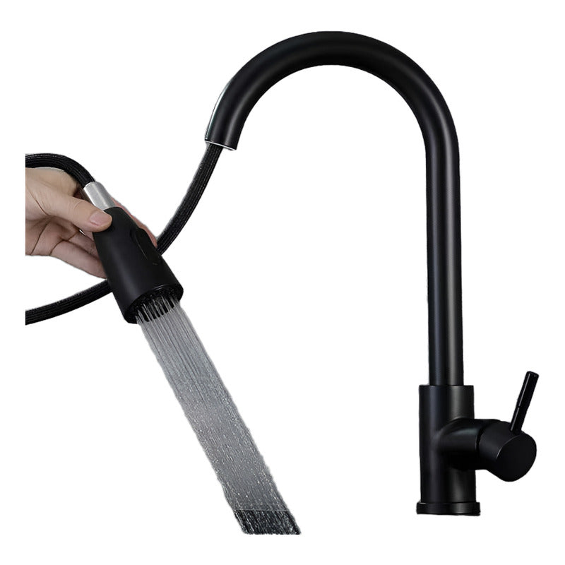 Llave Fregadero Lavaplatos Extensible Agua Fría Y Caliente