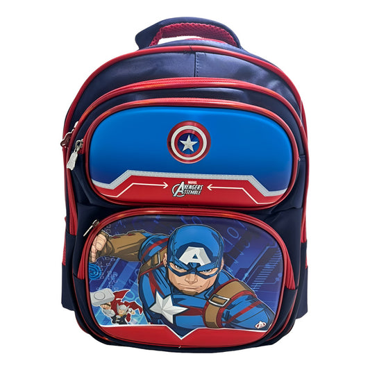 Bolso Morral Mochila Marvel Superhéroes Escolar