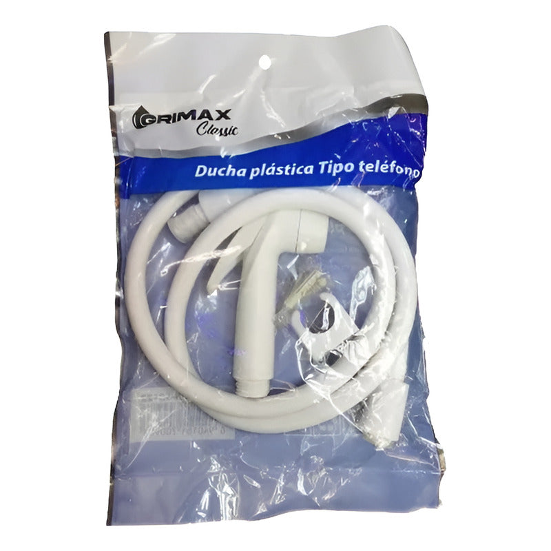 Ducha Plástica Sanitaria Tipo Teléfono Para Baño Manguera