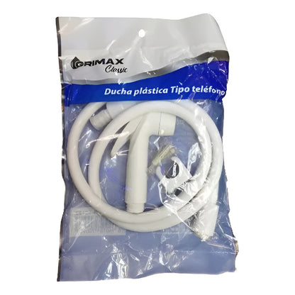 Ducha Plástica Sanitaria Tipo Teléfono Para Baño Manguera