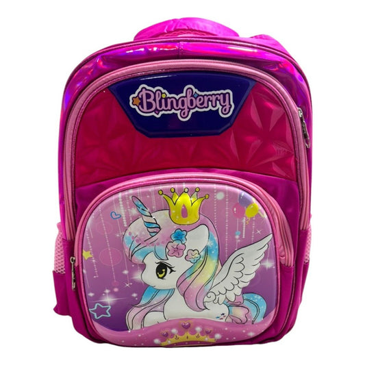 Bolso Morral Mochila Unicornio Escolar