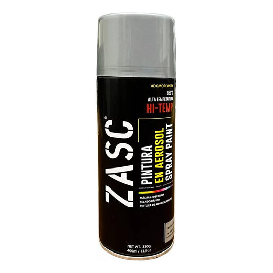 Spray Pintura Aerosol Alta Temperatura Gris 400ml