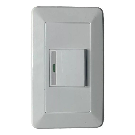 Apagador Interruptor Sencillo Moderno Blanco