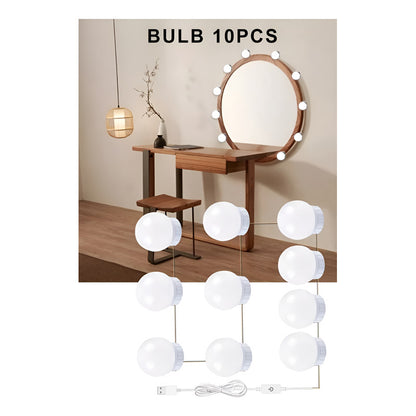 Bombillo Para Espejo De Maquillaje 10 Led