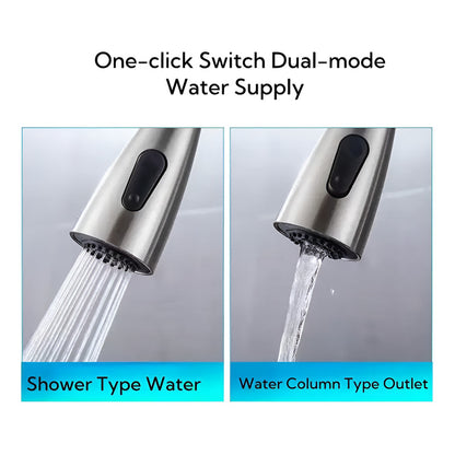 Llave fregadero lavaplatos extensible agua fría y caliente
