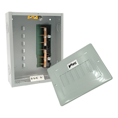 Tablero Eléctrico Cajetín Brekera 6 Circuitos 110/240v 100Amp