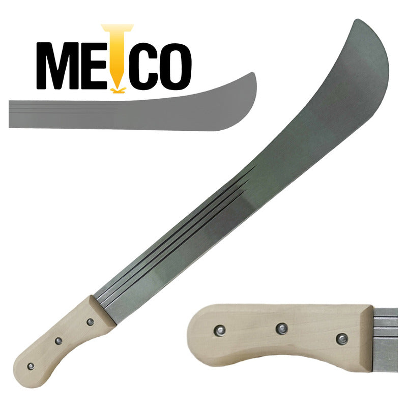 Machete Liniero 3 Canales Mango De Madera 20 Pulgadas