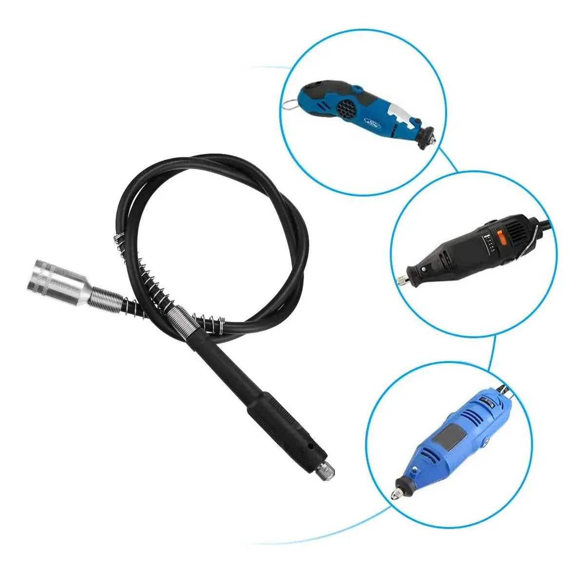 Guaya Extencion Eje Flexible Para Dremel O Fresadora