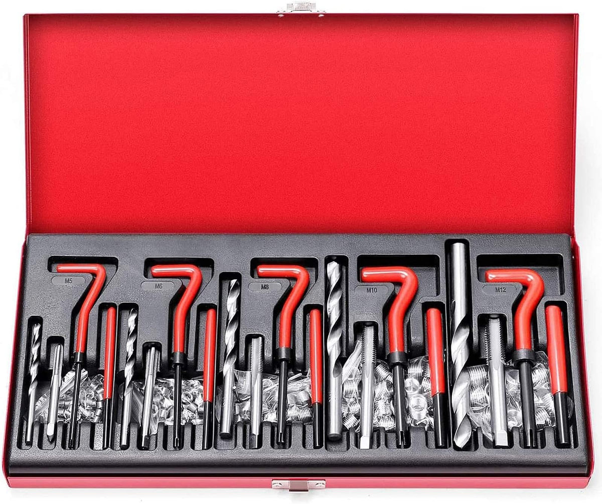 Kit Reparación De Roscas Helicoil Medidas M5 M6 M8 M10 M12