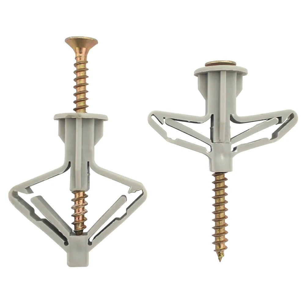Ramplug Mariposa Para Drywall Y Pared Hueca Kit Con Tornillo