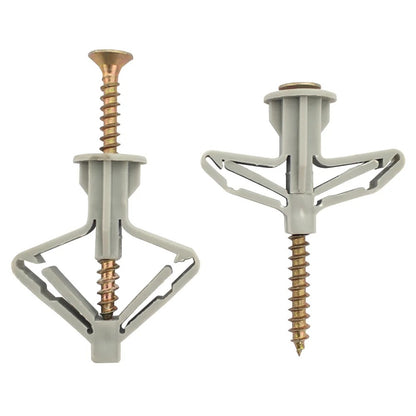 Ramplug Mariposa Para Drywall Y Pared Hueca Kit Con Tornillo