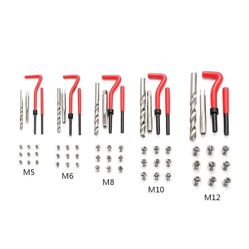 Kit Reparación De Roscas Helicoil Medidas M5 M6 M8 M10 M12