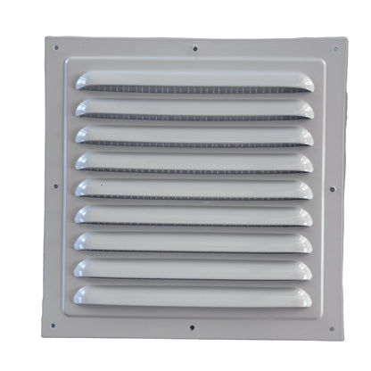 Rejilla de ventilación plana blanca 15x15 cm