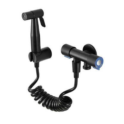 Kit De Ducha Tipo Telefono Bidet Llave Arresto Doble