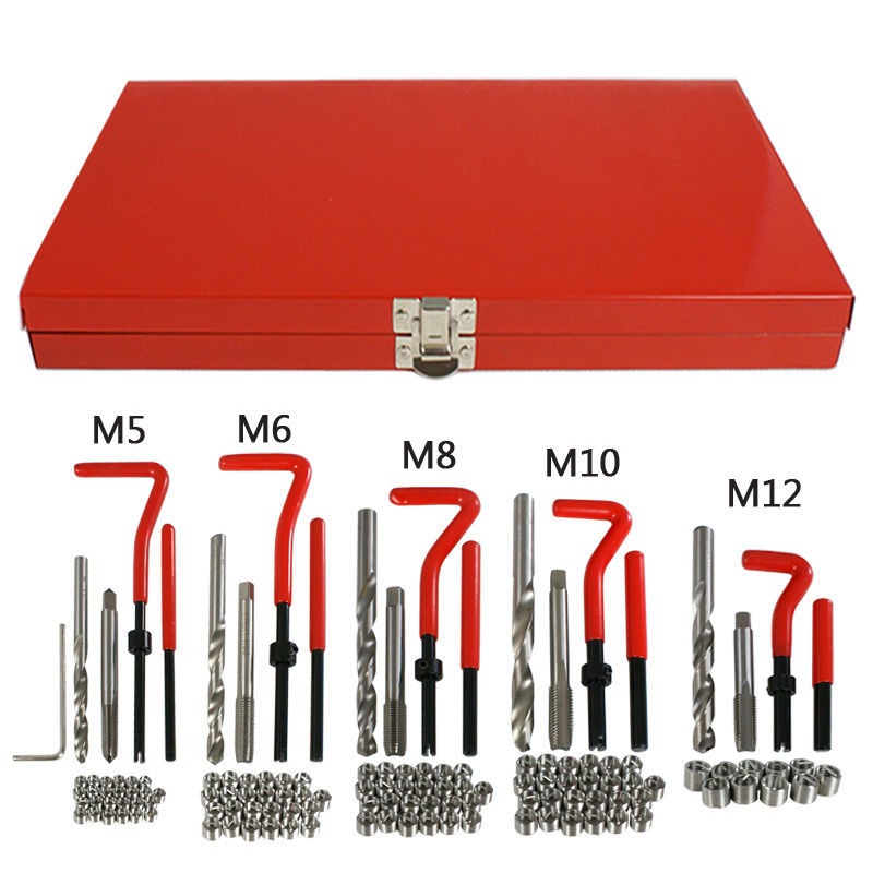 Kit Reparación De Roscas Helicoil Medidas M5 M6 M8 M10 M12