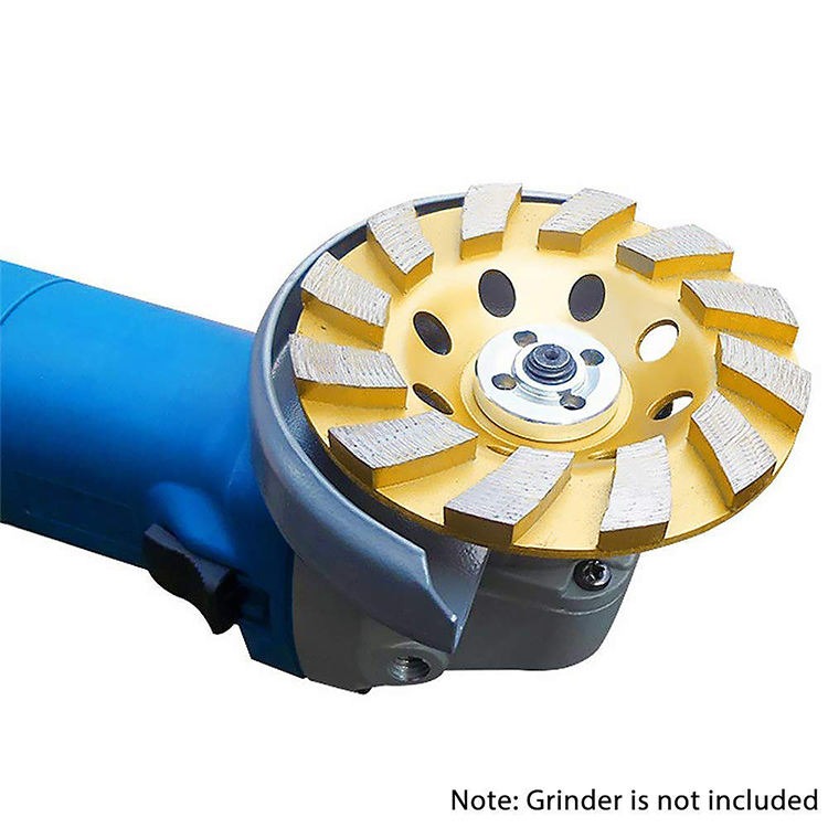 Disco Abrasivo Turbo Diamantado 4 1/2" Mármol Granito Hormigón