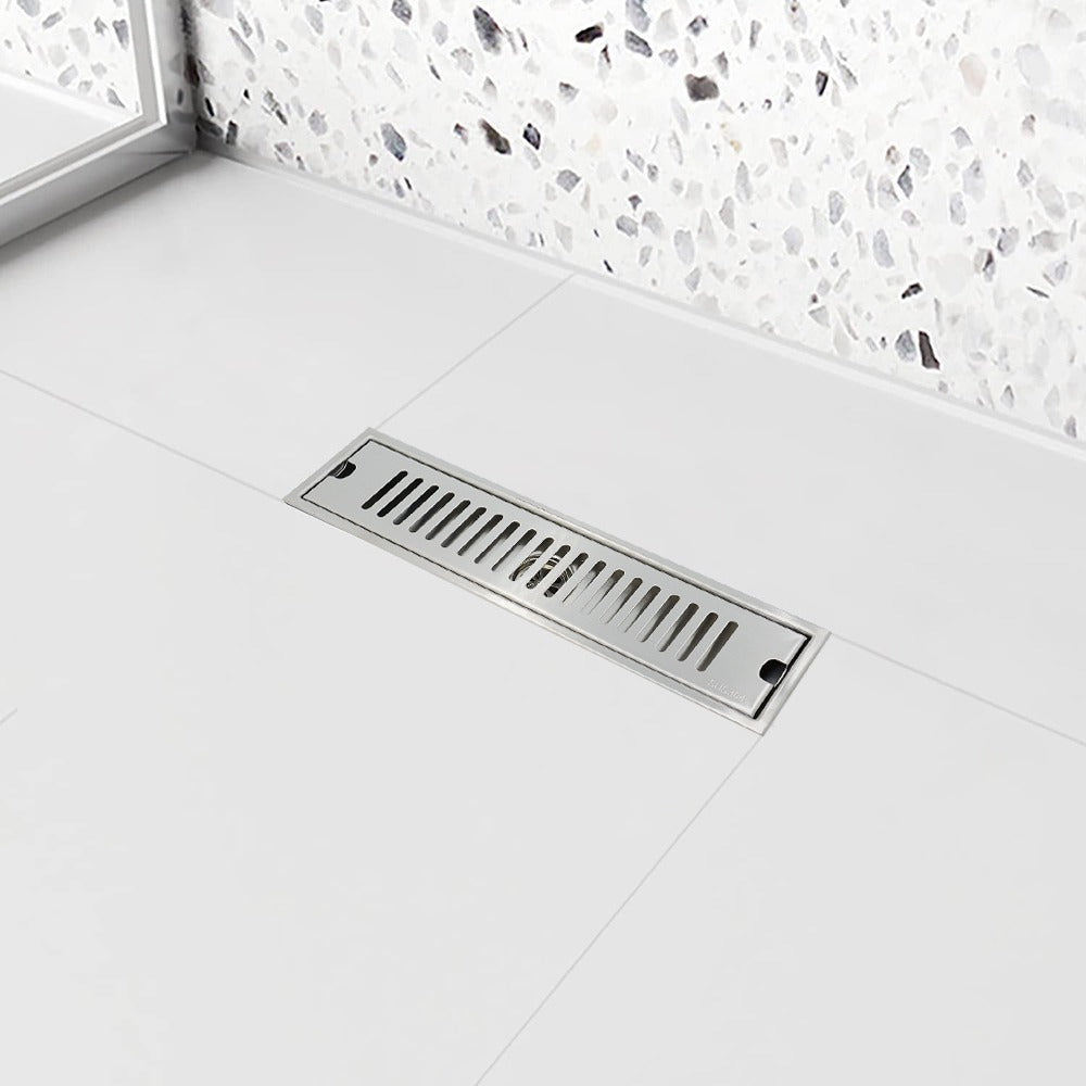 Rejilla Centro Piso Desagüe Rectangular 60x10 Cm