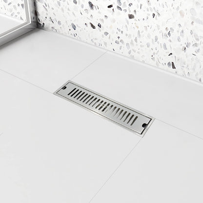 Rejilla Centro Piso Desagüe Rectangular 60x10 Cm
