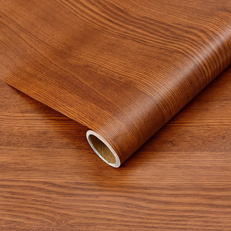 Papel Tapiz De Vinil Autoadhesivo Tipo Madera 60cmx3m