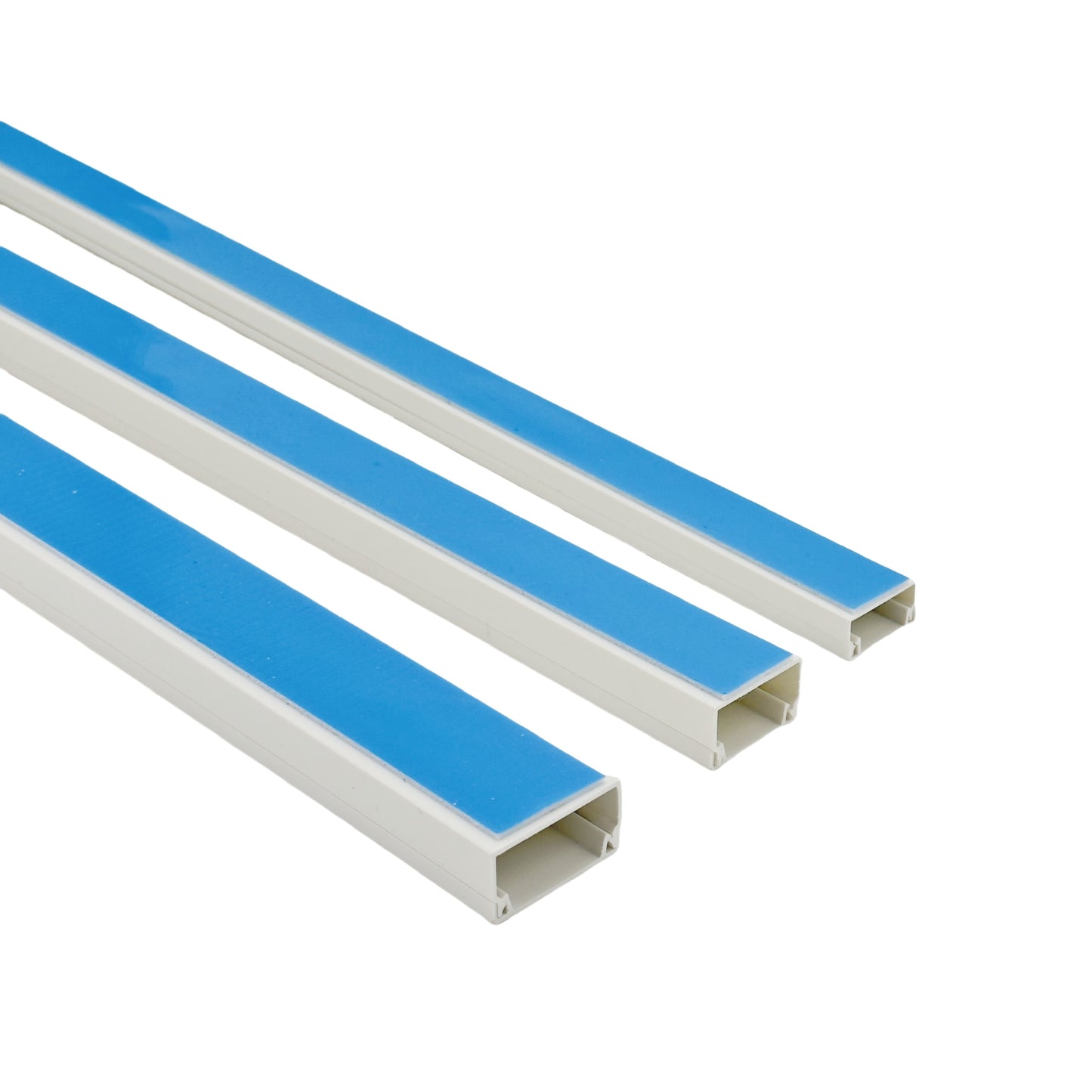 Canaleta Para Cables Pvc 39mm X 19mm Autoadhesiva 2 Mts