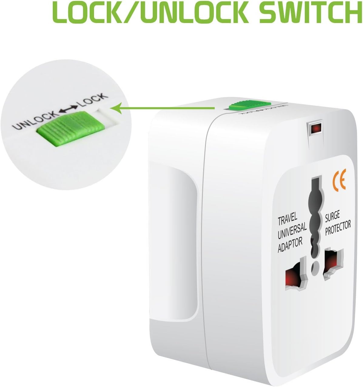 Adaptador De Corriente Internacional Para Viaje Europa India
