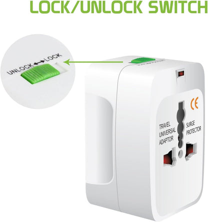 Adaptador De Corriente Internacional Para Viaje Europa India