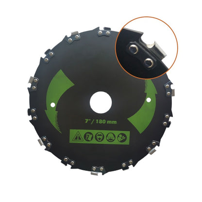 Disco de cadena remachada de motosierra para desmalezadora