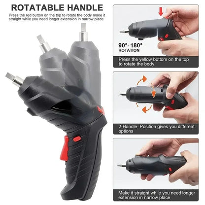 Destornillador Electrico Inalambrico Recargable