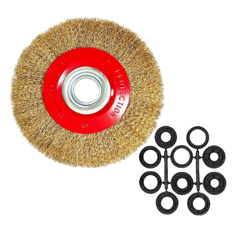 Cepillo Alambre Circular 6 Pulgada Esmeril De Banco