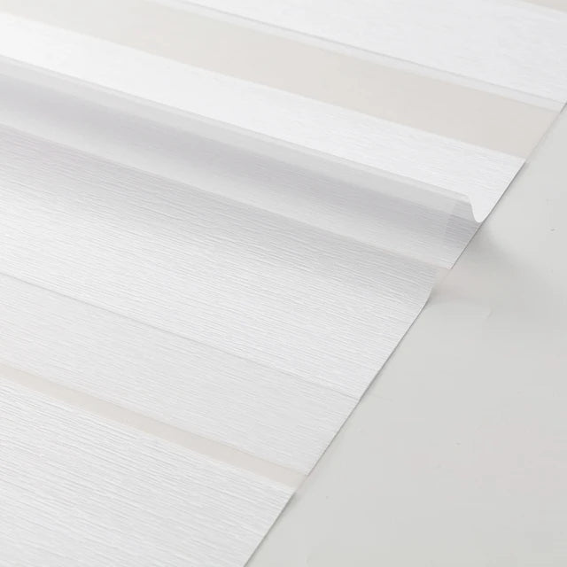 Persiana Tipo Cebra Blanca Roller 2 X 1.80 Cenefa 6cm