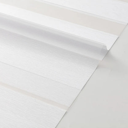 Persiana Tipo Cebra Blanca Roller 2 X 1.80 Cenefa 6cm