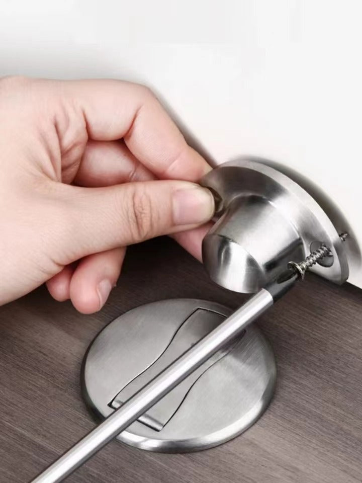 Tope Magnético Para Puertas Acero Inoxidable 5,9 x 7cm