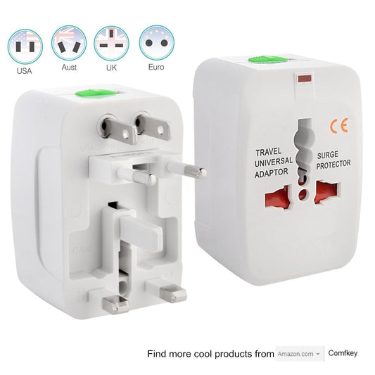 Adaptador De Corriente Internacional Para Viaje Europa India