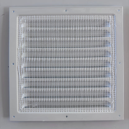 Rejilla de ventilación plana blanca 15x15 cm