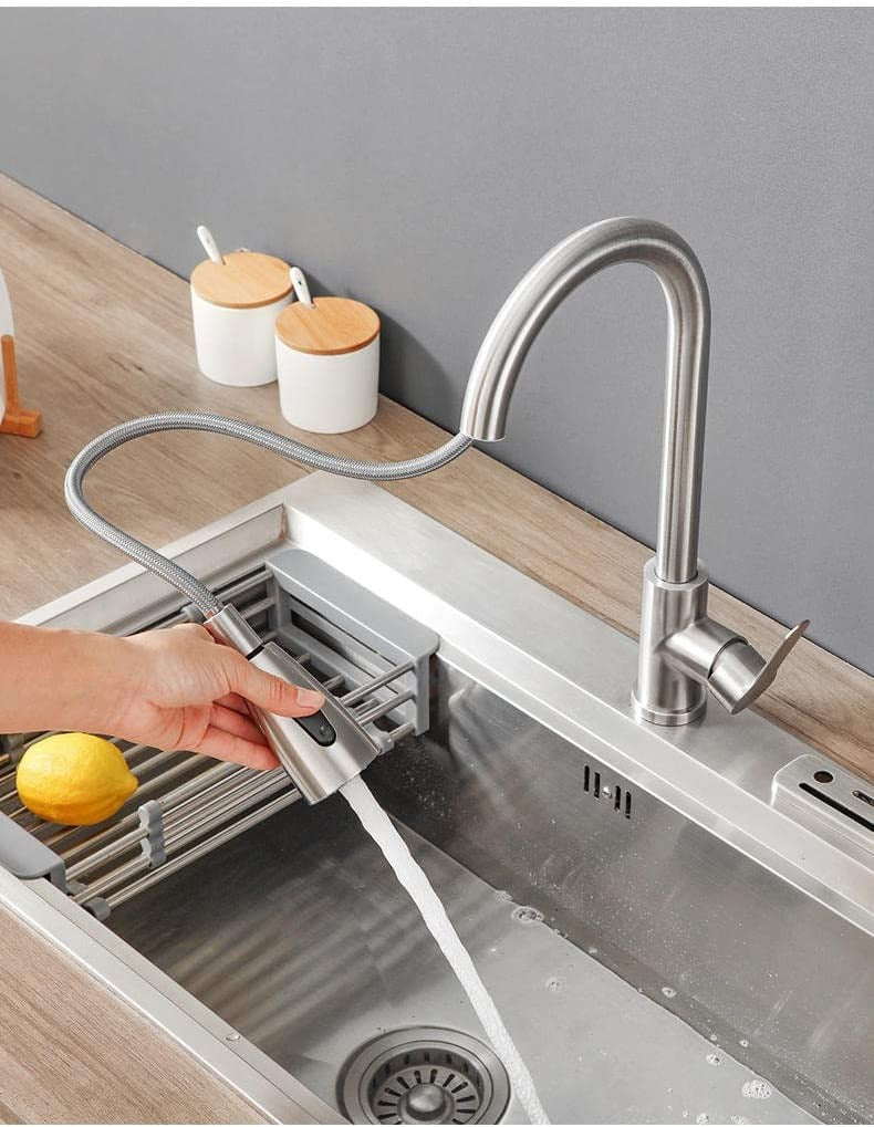 Llave Para Fregadero Extensible Monomando