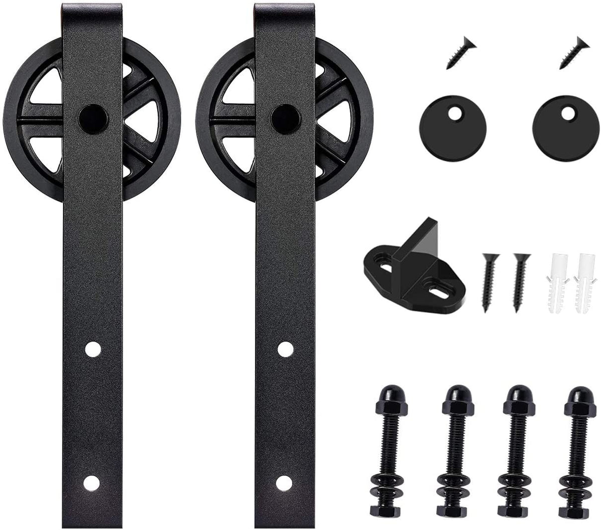 Riel de granero para puerta corrediza madera 2mts