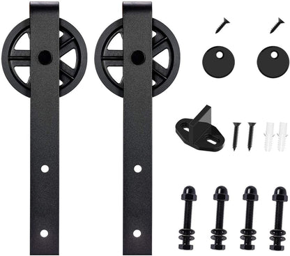 Riel de granero para puerta corrediza madera 2mts