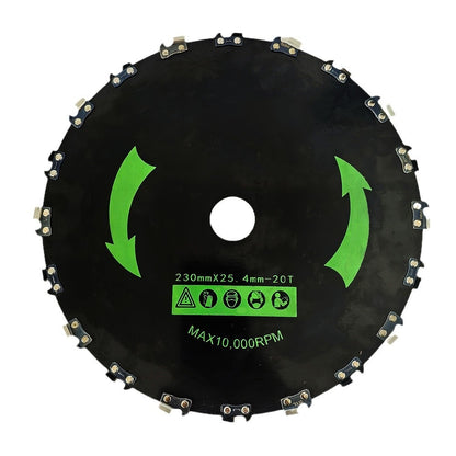 Disco de cadena remachada de motosierra para desmalezadora