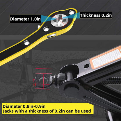 Llave De Ratchet Para Gato Tijera Acero Y Abs
