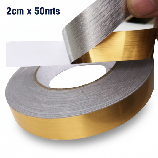 Cinta Decorativa Autoadhesiva 2cmx50mtrs Para Pared