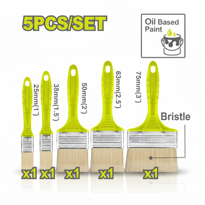 Juego De 5 Brochas Profesionales Para Pintar