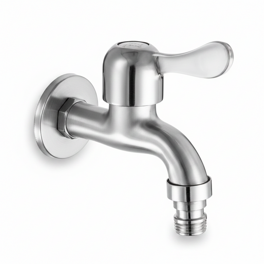 Llave De Chorro 1/2 Y 3/4 De Pulgada Acero Inoxidable