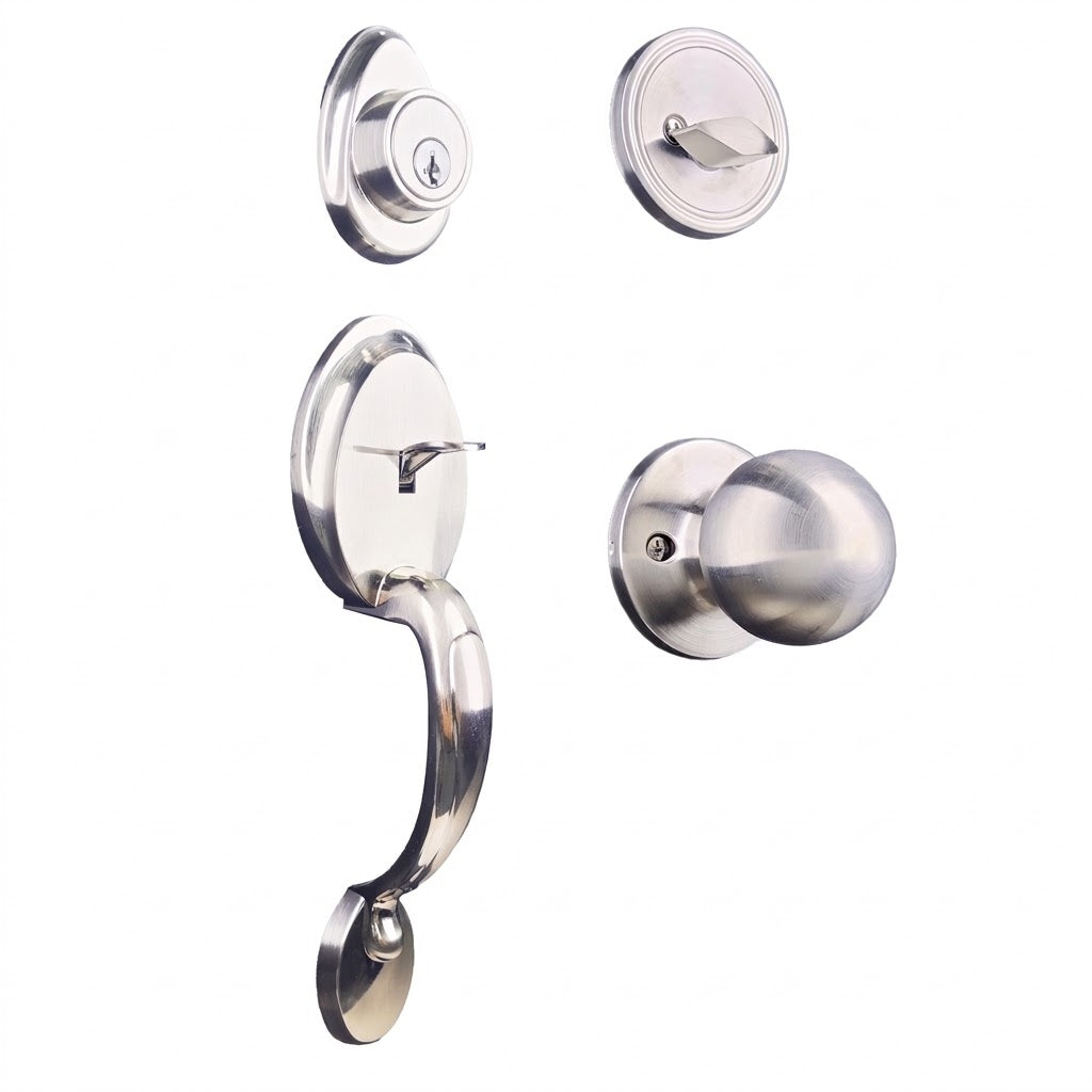 Cerradura Puerta Principal Set Completo Lujo